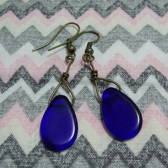 Handmade Jewelry - 💖5 FOR $25💖BLUE Dangle Earrings